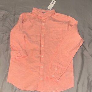 Janie and Jack boys linen button up, NWT!